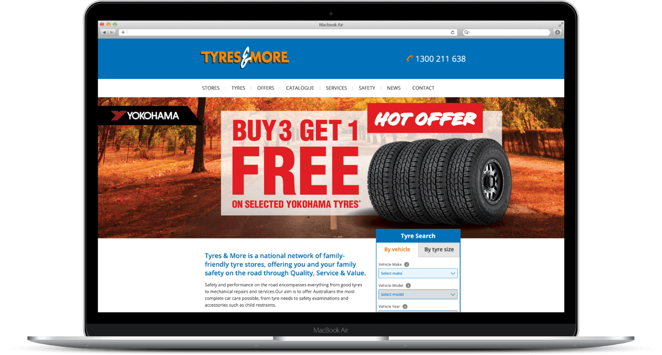 Tyres & More Search Campaign Drives 72% Increase in Leads